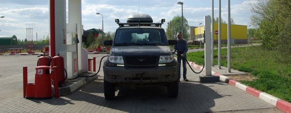 У АЗ пикап 2012 года расход бензина
