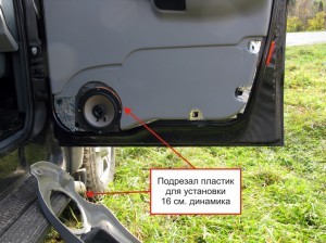 Подиум на передние двери уаз патриот